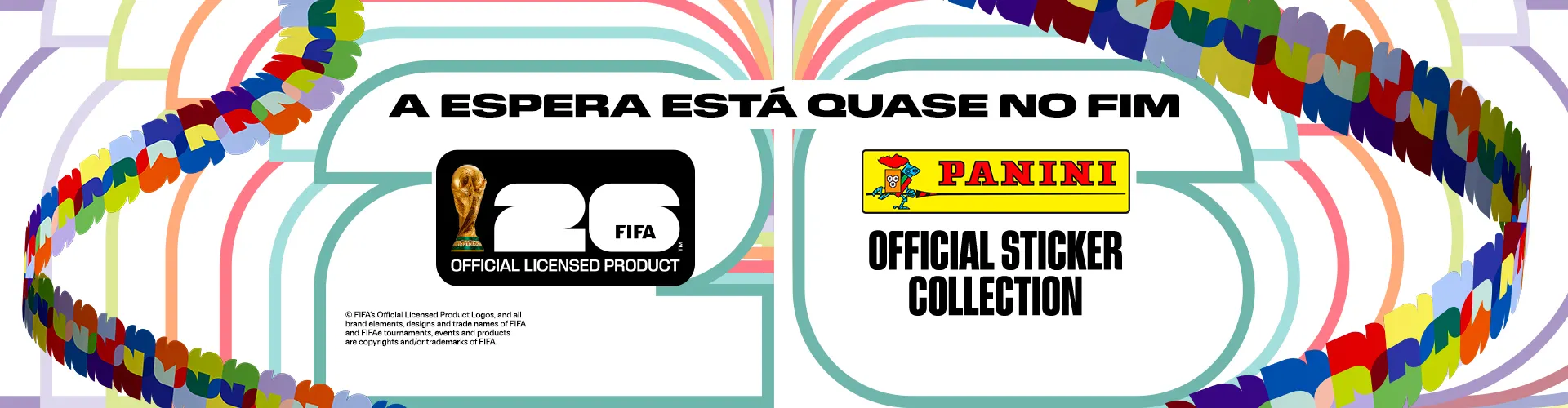 A espera está quase no fim — Coleção Oficial Panini FIFA Copa do Mundo 2026