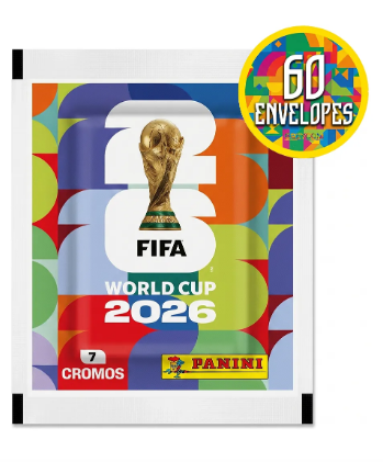 Kit 420 Figurinhas Do Álbum Copa Do Mundo 2026 - 60 Envelopes