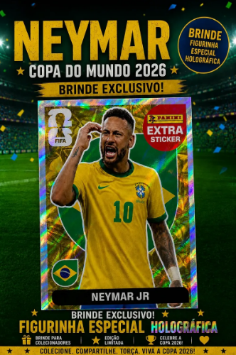 6 Figurinhas Copa Neymar 2026 - foto 4
